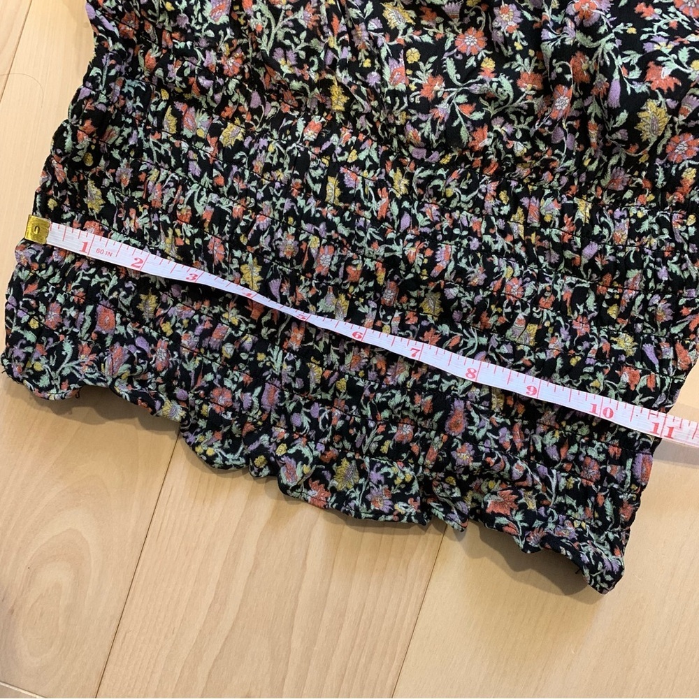Anthropologie Lucia Smocked Off-Shoulder Floral Peasant Top - Picture 8 of 9